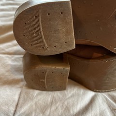 ACME Circle A Brown Leather Stitched Cowboy Boots Kids Size 11B