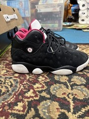 Size 3 (PS) – Jordan Jumpman Team 2 Mid Black Rush Pink