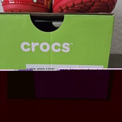Crocs Classic Clog Lighting McQueen Size J1 Kids 209381-610 NEW With Tags