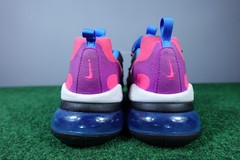 Nike Air Max 270 React Shoes Youth Size 6.5Y Black Pink Purple GS BQ0101-001