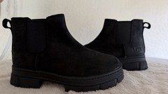 UGG Kids Ashton Waterproof Chelsea Boot Black Size 1 Little Kid