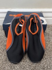 Size 12 Kids Unisex Northside Finn Water Black/Orange Water Shoes 419602K007