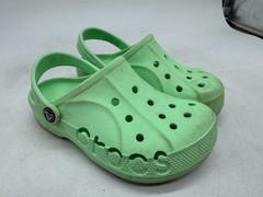 Crocs Baya Classic Clogs Junior Mint Green Slip On Casual Comfort Shoes – J1