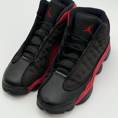 Jordan 13 Retro Bred Black Varsity Red 414574-010 Size 5.5Y 7W