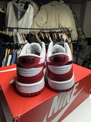 Nike Dunk Low GS Sneaker Gym Red Black White Leather Youth 5Y