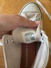 ​Converse Chuck Taylor High Tops – Embroidered Mushroom Garden (Youth Size 3)