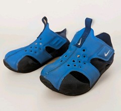 Nike Sandals Sunray Size 5.5c Protect 2 PS Signal Blue Navy Kids Preschool