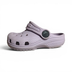 CROCS Iconic Comfort Slip On Lavender Clog Shoes Little Girls Size C5