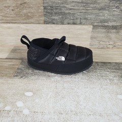 The North Face ThermoBall Traction Kids Mule Sz 10 Black Fleece-Lined Slip-On