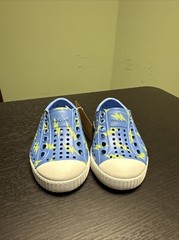 Native Kids Jefferson Sugarlite Print Sandals – Resting Blue/ Celery Light SZ C5
