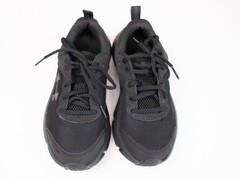 NEW Size 3.5Y Solid Black Under Armour Boys Grade School Assert 10 Shoes Kids
