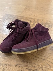 Nike Kids Air Force 1 Mid LV8 PS Bordeaux Burgundy 13C NEW 859337-600