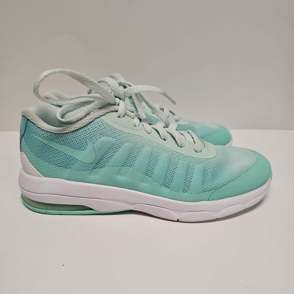Nike Air Max Invigor Igloo Emerald Rise-White AH5263-300 2Y Youth New W/Defects