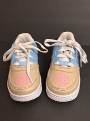 Nike Air Force 1s featuring hand-painted Disney’s Moana Size 7 Child