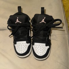 Nike Air Jordan 1 Mid SE (TD) Bleached Coral Sneakers Size 7C Toddler