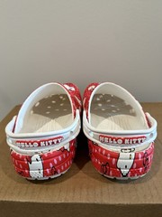 Crocs Classic Clog Hello Kitty Red/White Unisex Kids US 6 Rubber Logo