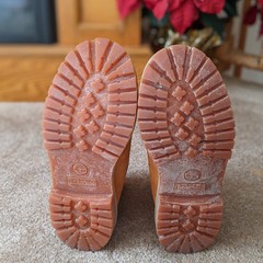 Timberland Boots Wheat/Tan 7M Primaloft Junior 6″ 12909 Waterproof 200 grams NUC
