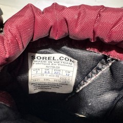 SOREL Cub Brown Maroon Insulated Waterproof Winter Snow Boots Toddler Size 7