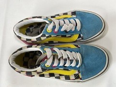Vans Kids Checkered Sneakers Size 11 Skate Shoes Streetwear Classic Style