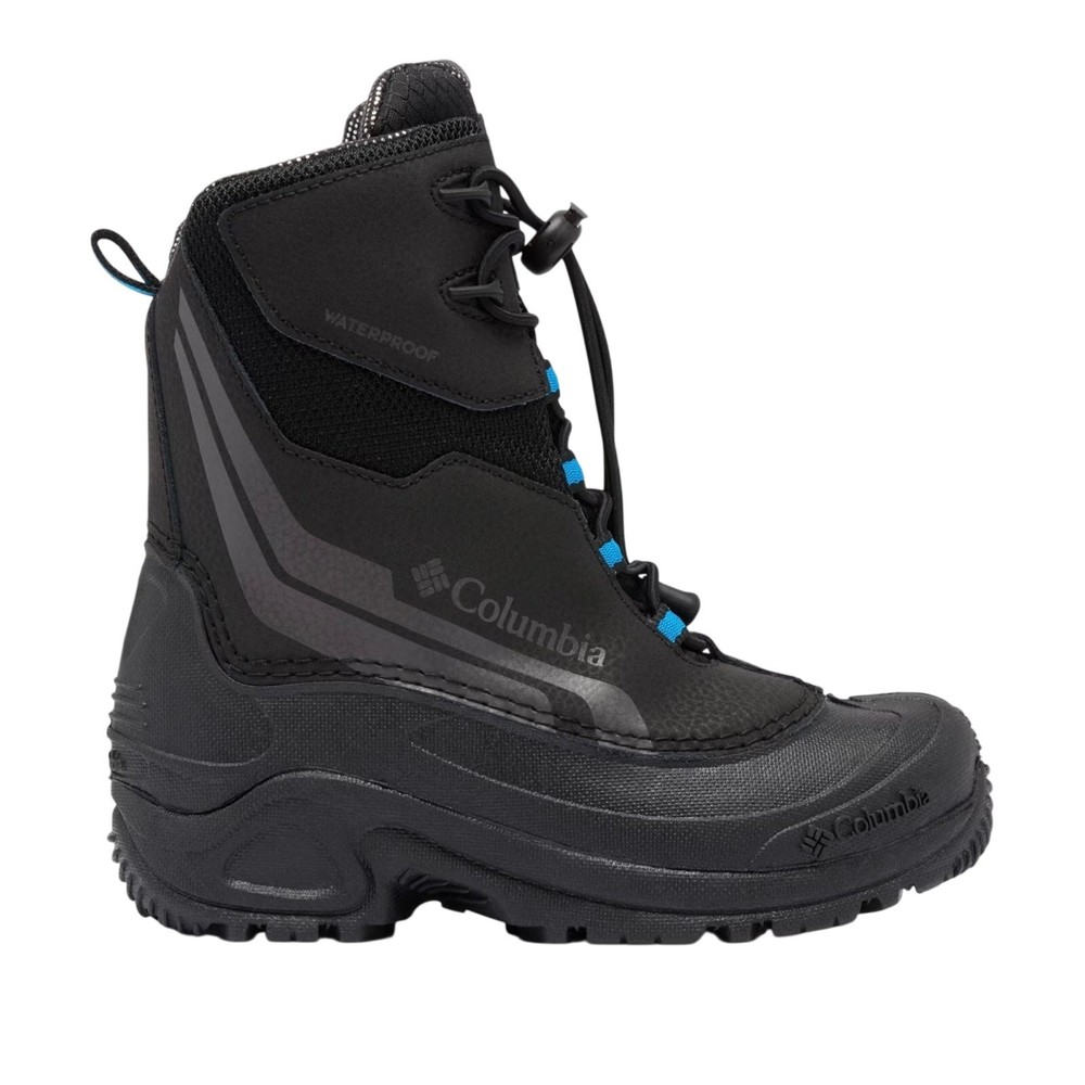 Columbia Kids Bugaboot Plus IV Omni-Heat Snow Boots Waterproof Black Size 2