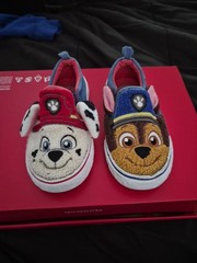 Paw Patrol Slippers Chase Marshall 3D Plush Sneakers Cartoon Nickelodeon Size 6