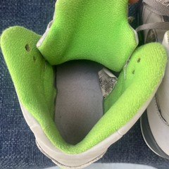Nike Sneakers Air Jordan 5 Retro Green Bean 3Y Unisex Silver Gray