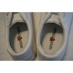 Deer Stags Blake Kids White Simulated Leather Low Top Sneakers Size 12M