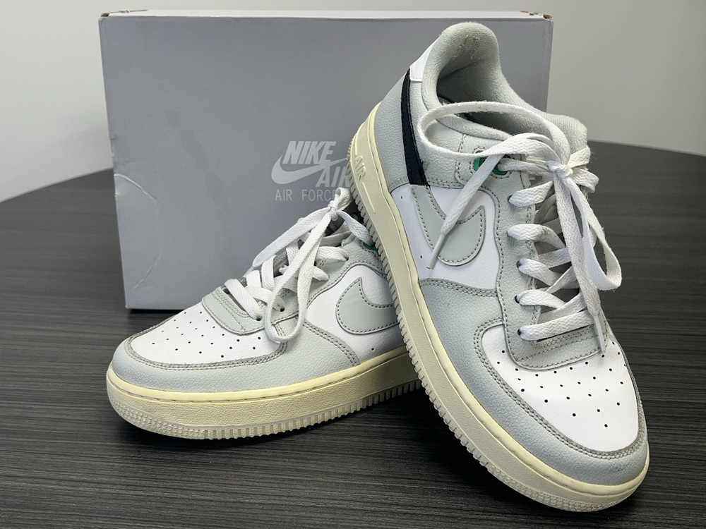 Nike AIR Force 1 LV8 2 AF1 Split Silver White Black 6.5Y DZ2660 001
