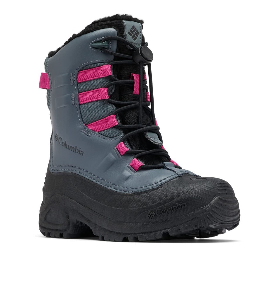 Columbia Youth Unisex Bugaboot Celsius Boot Graphite/Wild Fuchsia BY4430-054