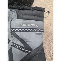 Merrell Snow Quest Lite 3.0 Waterproof Winter Boots Grey Black Kids Size 3M