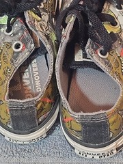 Converse All Star Junior Interstellar Dinos Dinosaurs Sneakers 665392C Size 12