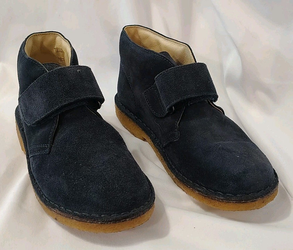 NEW Naturino Dark Blue Suede Chukka Ankle Boots Toddler Size EU 31 / US 13-13.5