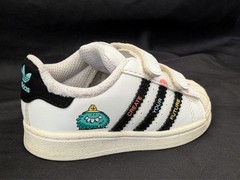 ADIDAS Kevin Lyons X Superstar Create Your Future Vellcro Sneakers Toddler Sz 5