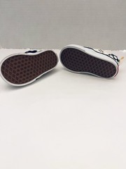 VANS Classic Checkerboard Slip On Sneakers Toddler Black & White Off The Wall