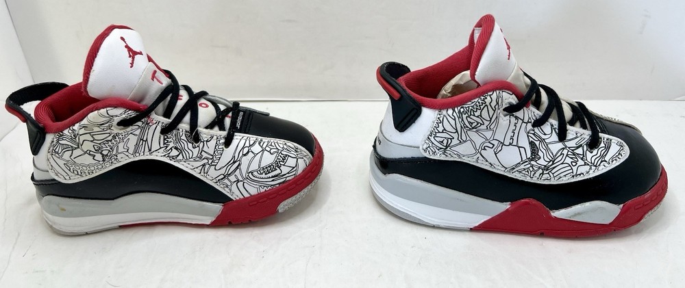 Nike Air Jordan DUB ZERO Shoes Sneakers BRED DV1358-160 Kids Size 7c