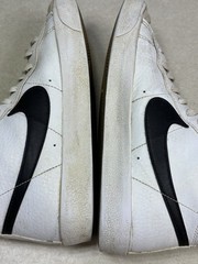 Nike Blazer Mid DA4086-100 White Black Grey High Top Kids Sneakers 6.5Y Leather
