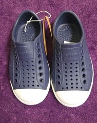 Native Jefferson Regatta Blue Waterproof Sneaker Shoes Toddler Size C8