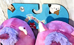 Squishmallows Pink Magical Unicorn Boys Girls Kids Slippers Size 13-1 Jazwares