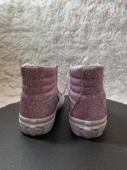 VANS Sk8-Hi Reissue Side Zip Glitter Lilac Mist Size 11.5 UY Youth