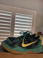 Size 7Y – Nike Kobe 8 System + Supernatural Green Camo