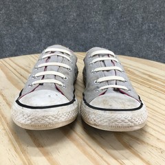 Converse Shoes Junior 4 Chuck Taylor All Star Double Tongue Gray Low Top 662626F