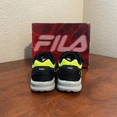 FILA Kid’s Size 12 Fantom 8 Strap Sneakers Green/Black