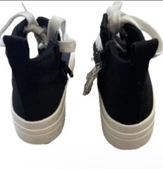 Art Class Black Blakely Hightop Sneakers Kids Size 13 Tennis Shoes Side Zip NEW