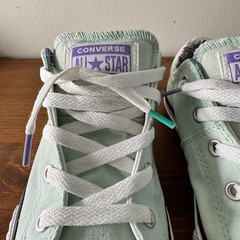 Converse CTAS Madison Ox Tal Lilac White LE Lace Up Canvas Sneakers Sz 3 EUR 35