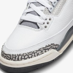 NEW Air Jordan 3 Retro (GS) Multi Size White/Black-Iron DX6665 100 Fast Ship