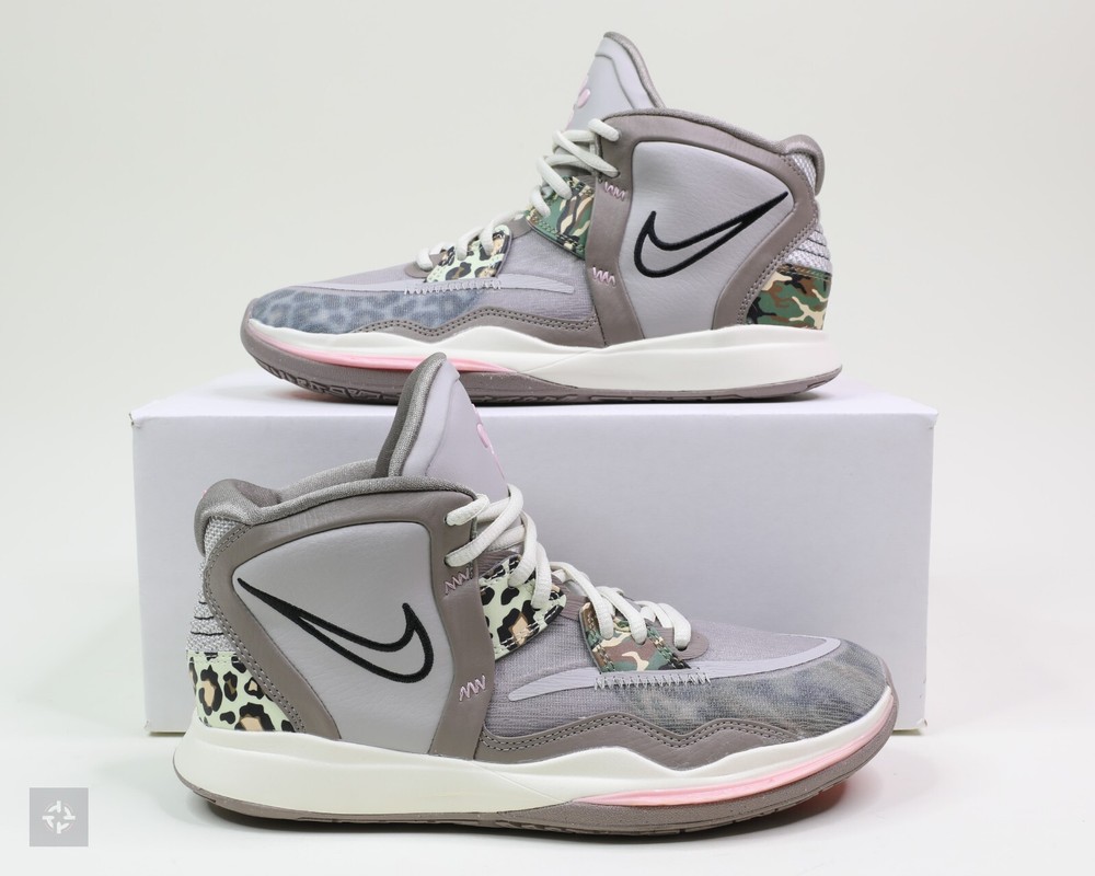 Nike Kyrie Infinity Leopard Camo Athletic Shoes Youth Size 5.5Y-7Y (DD0334-006)