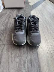 NIKE AIR MAX 90 LEATHER GS ANTHRACITE DARK GREY BLACK CD6864-015 SIZE 4.5Y