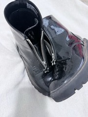 Class Black Bootie Star Accent Zipper Ankle Boots US Kids Size 3
