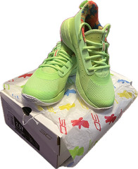 NIB Under Armor Curry 7 Sour Patch Kids Green Size Kids 2.5Y