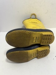 LL Bean Toddlers Puddle Stompers Yellow Rain Boots Children’s Size 1